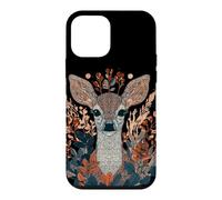 Costume de Faon avec des Feuilles Cool et Un Joli cerf Coque pour iPhone 12 Mini