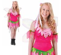 Costume De Fée Deluxe Pour Filles, Tenue De Nymphe Des Bois, Nouvelle