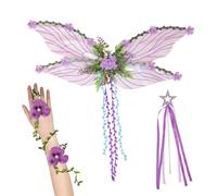 Costume de fée pour adulte | Kit cosplay carnaval pour Halloween, carnaval, bal masqué, fête à thème, anniversaire, vacances, photographie