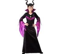 Costume de fée sombre pour fille Costume d'Halloween noir-violet