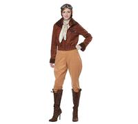 Women's Amelia Earhart Fancy Dress Costume Large