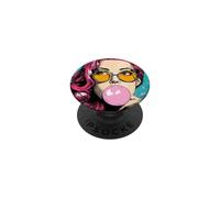 Costume de Femme Cool avec Chewing-Gum dans Un Style Pop Art PopSockets PopGrip Adhésif