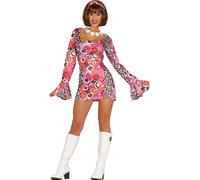 FIESTAS GUIRCA Disco Party Outfit Déguisement sexy des années 70 pour femme Taille XL 44-46