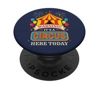 Costume de fête d'anniversaire It's A Circus Here Today PopSockets PopGrip Adhésif