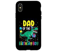 Costume de fête d'anniversaire pour Papa - Dinosaure Squad Daddy Coque pour iPhone X/XS