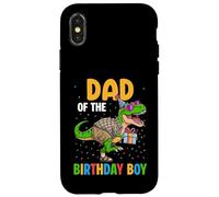 Costume de fête d'anniversaire pour Papa - Dinosaure Squad Daddy Coque pour iPhone X/XS