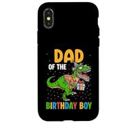Costume de fête d'anniversaire pour Papa - Dinosaure Squad Daddy Coque pour iPhone X/XS