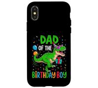 Costume de fête d'anniversaire pour Papa - Dinosaure Squad Daddy Coque pour iPhone X/XS