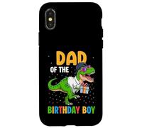 Costume de fête d'anniversaire pour Papa - Dinosaure Squad Daddy Coque pour iPhone X/XS