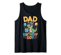 Costume de fête d'anniversaire pour Papa - Dinosaure Squad Daddy Débardeur
