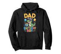Costume de fête d'anniversaire pour Papa - Dinosaure Squad Daddy Sweat à Capuche