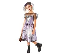 Costume De Fête D'Halloween Pour Fille Zombie Écolière Reine Du Bal Âge 3-10