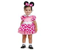 Costume De Fête En Puzzle Minnie Rose Classique Taille 6-12 Mois