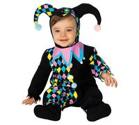Costume De Fête Halloween Pour Bébé Jester Avec Chapeau