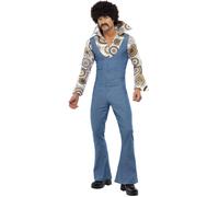 Costume De Fête Pour Adultes Super Trooper Des Années 70 Pour Hommes Neuf