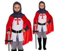 Costume De Fête Pour Enfant Garçon Chevalier Médiéval Saint Georges