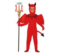 Costume De Fête Pour Enfant Halloween Diable À Ailes Garçons Satan