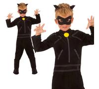 Costume De Fête Pour Garçons Super Héros Cat Noir Miraculeux Pour Enfants
