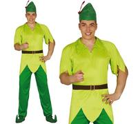 Costume De Fête Pour Homme Archer Type Robin Des Bois Ou Peter Pan
