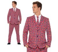 Costume De Fête Pour Homme Drapeau Union Jack Eurovision Olympiques GB