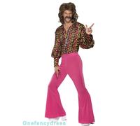 Costume De Fête Pour Homme Hippie Des Années 60 Et 70 Groovy Woodstock