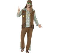 Costume De Fête Pour Homme Hippie Des Années 60 Et 70 Groovy Woodstock
