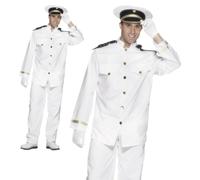 Costume De Fête Pour Homme Officier De La Marine Des Années 80 M L
