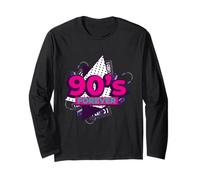 Costume de fête RNB Eurodance des années 90 Back to The 90s Manche Longue