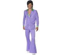 Costume De Fête Violet John Travolta Années 70 Disco Saturday Night Fever