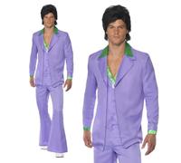 Costume De Fête Violet John Travolta Années 70 Disco Saturday Night Fever