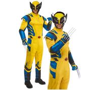 Costume De Fête Wolverine Deadpool Homme Rubies + Masque Jaune