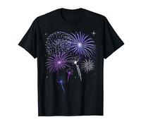 Costume de feu d'artifice pyro pétard, compte à rebours T-Shirt