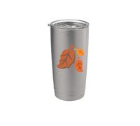 Costume de feuilles mortes d'automne Gobelet isotherme en acier inoxydable double paroi