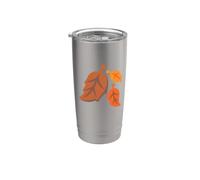 Costume de feuilles mortes d'automne Gobelet isotherme en acier inoxydable double paroi
