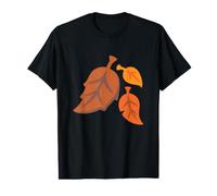 Costume de Feuilles mortes d'automne T-Shirt Graphique avec Valeur
