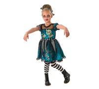Costume De Fille Frankie Monstre Frankenstein Pour Enfants D'Halloween