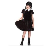 Fun World Gothique Fille Wednesday Famille Addams Enfant Déguisement Halloween