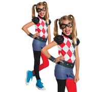 Costume De Fille Harley Quinn DC Comic Book Jour Super Vilain Enfant