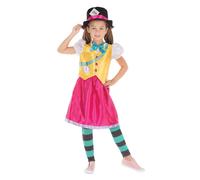 Costume De Fille Mad Hatter Enfant Robe Fantaisie Pour La Semaine Du Livre