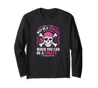 Costume de Fille « Why Be A Princess When You Can Be A Pirate » Manche Longue