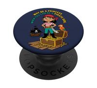 Costume de Fille « Why Be A Princess When You Can Be A Pirate » PopSockets PopGrip Adhésif