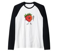 Costume de fraises mignon dans un bar karaoké pour les fans de Berry Manche Raglan