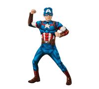 Costume De Garçon Captain America Enfant Super Héros DC MARVEL Tenue De Fête
