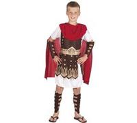 Boland - Costume enfant Gladiateur, set avec tunique, protection pour bras et jambes, combattant, chevalier, carnaval, fête à thème, multicolore, 4-6 ans