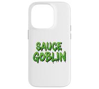 Costume de Gobelin en Sauce pour Barbecue Chef Cuisinier Sauce piquante Sriracha Coque pour iPhone 14 Pro