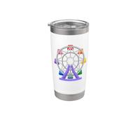Costume de grande roue foraine Gobelet isotherme en acier inoxydable double paroi