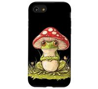Costume de grenouille mignonne avec un grand chapeau de champignon Coque pour iPhone SE (2020) / 7 / 8