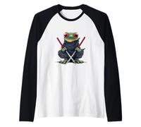 Costume de grenouille Ninja amusant pour les amateurs de ninjas et de grenouilles Manche Raglan