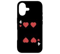 Costume de Groupe d'halloween Four of Hearts Deck of Cards Coque pour iPhone 17
