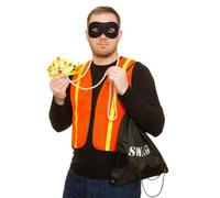 Costume de groupe d'halloween Louvre Robber pour musée français, bijou de braquage, déguisement complet drôle